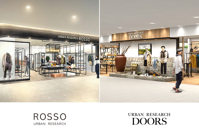 ペリエ千葉にURBAN RESEARCH ROSSO・DOORSがオープン