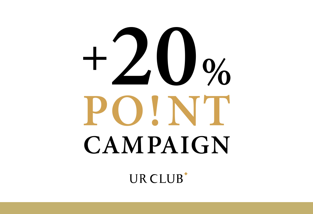 UR CLUB ポイントアップ＋20％キャンペーン
