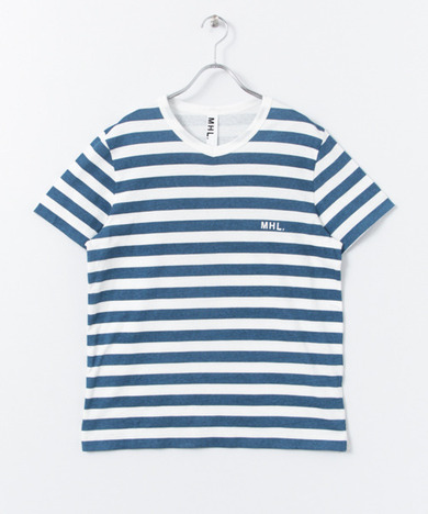 MHL.×URBAN RESEARCH 別注ボーダーロゴTシャツ MHL.×URBAN RESEARCH 別注ボーダーロゴTシャツ