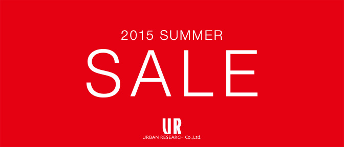 アーバンリサーチグループ 2015 SUMMER SALE開催のお知らせ