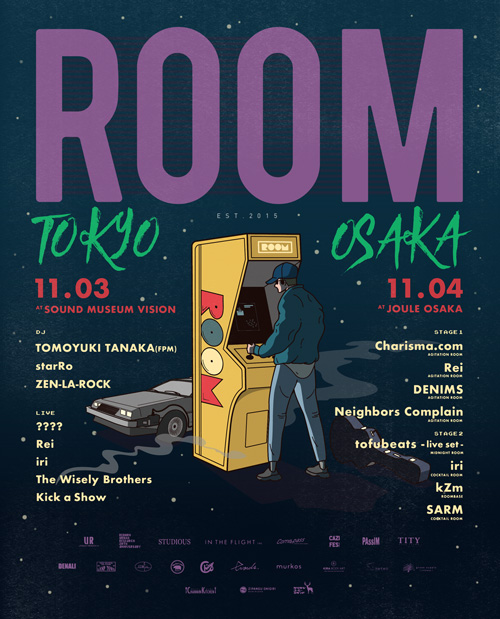 インドアフェス「ROOM」の東京・大阪連日開催が決定！